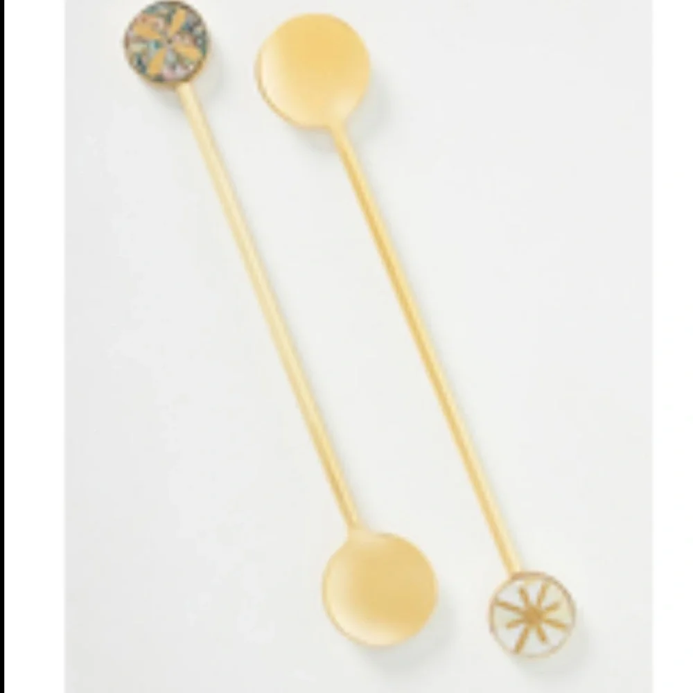 Anthropologie Whitney cocktail spoon